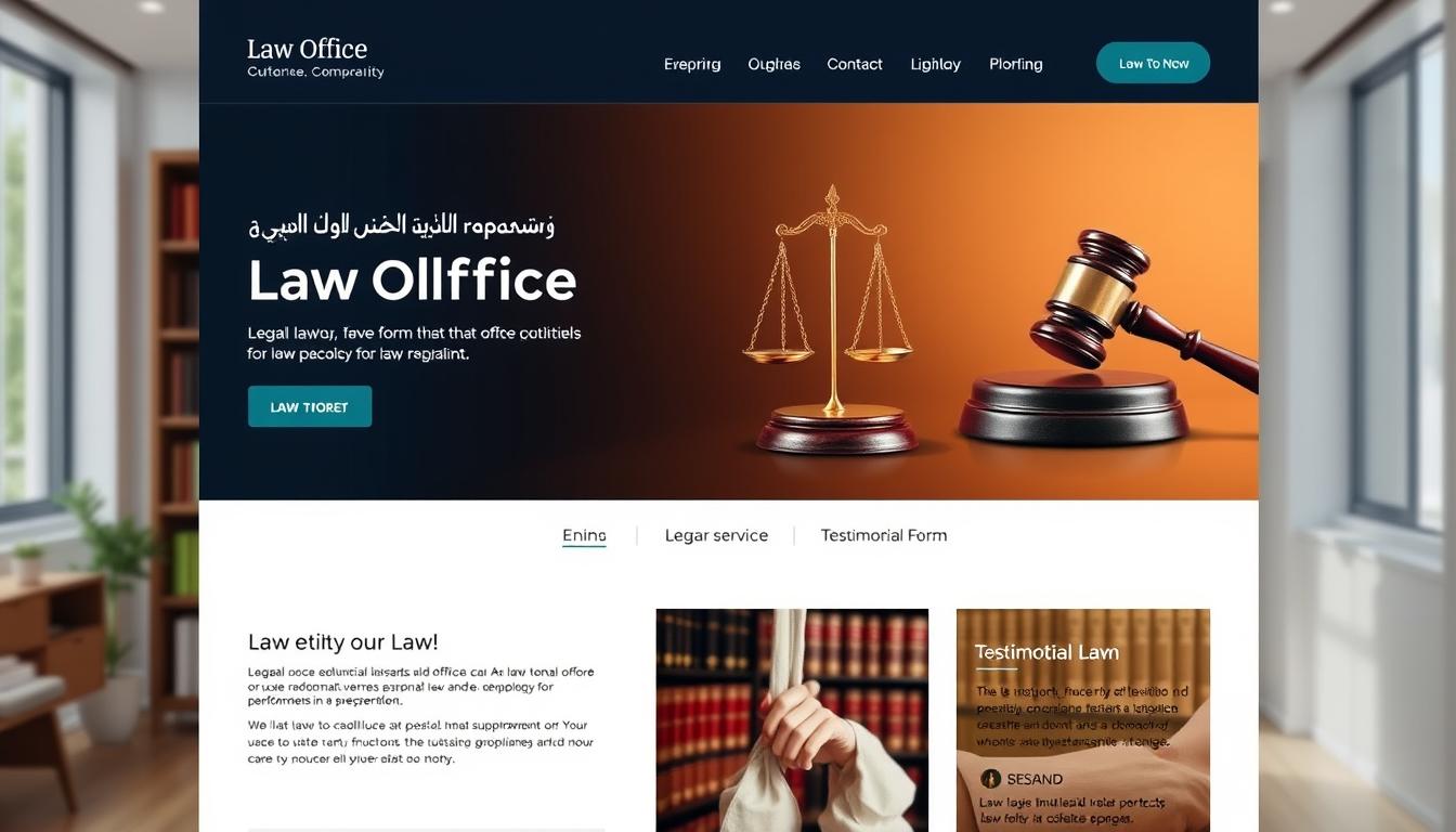 اهميه موقع الكتروني لمكتب المحاماه